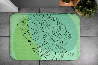 Kupaonski tepih Lišće Monstere