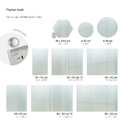 Daska za rezanje Šesterokutna poluprozirna