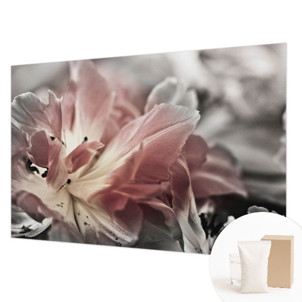 Foto tapeta za zid s pastelним cvjetnim motivom