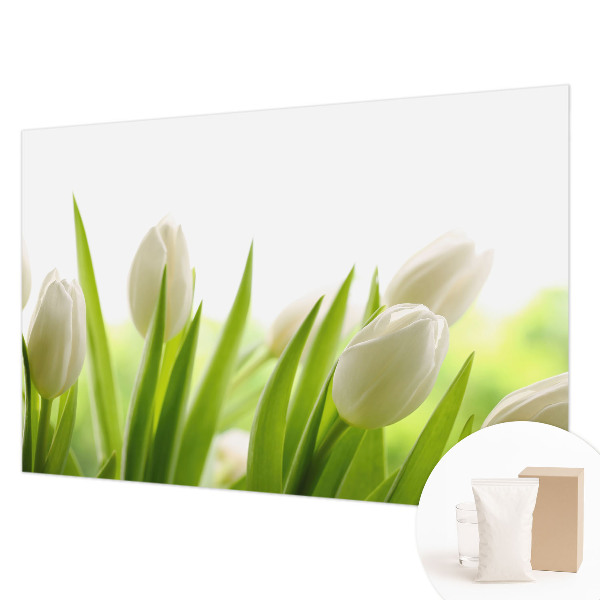 Foto tapeta po mjeri s motivom bijelih tulipana