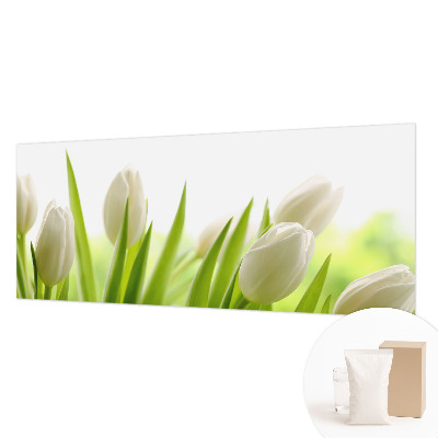 Foto tapeta po mjeri s motivom bijelih tulipana