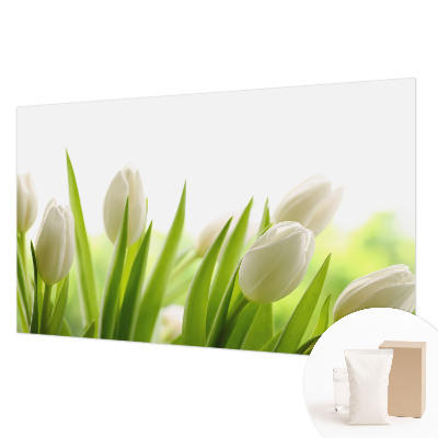 Foto tapeta po mjeri s motivom bijelih tulipana