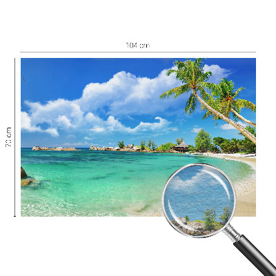 Zidna dekoracija fototapeta u motivu tropskog raja