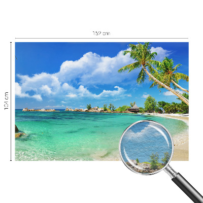 Zidna dekoracija fototapeta u motivu tropskog raja