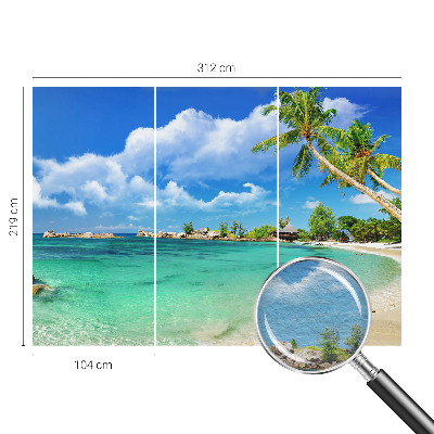 Zidna dekoracija fototapeta u motivu tropskog raja
