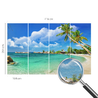 Zidna dekoracija fototapeta u motivu tropskog raja