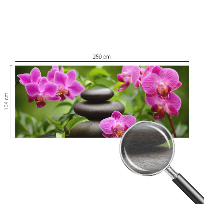 Zidna fototapeta od flisa Kamenje orhideja