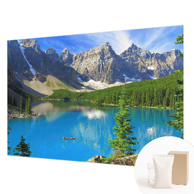 Foto tapeta za dnevni boravak s motivom planinskog jezera