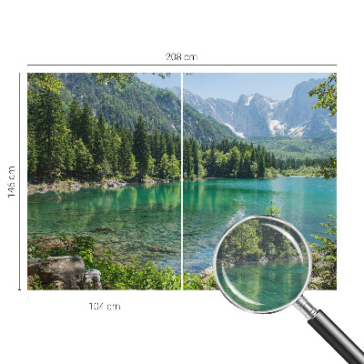 Premium fototapeta Zeleno jezero