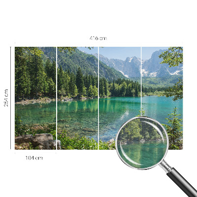 Premium fototapeta Zeleno jezero
