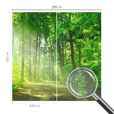 Vlies fototapeta za dječju sobu s motivom šumske staze