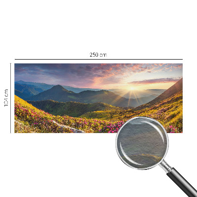Moderna fototapeta s prikazom planinske panorame