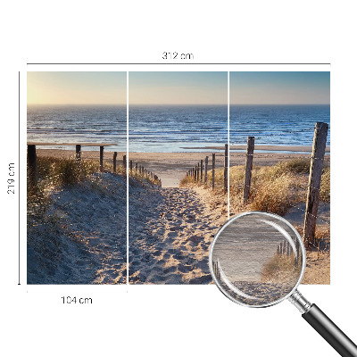 Fototapeta s tiskom s motivom puta prema plaži