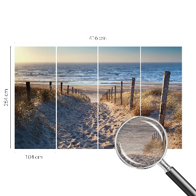 Fototapeta s tiskom s motivom puta prema plaži
