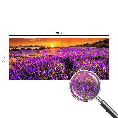 Foto tapeta za zid s motivom zalaska sunca nad poljem lavande