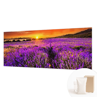 Foto tapeta za zid s motivom zalaska sunca nad poljem lavande