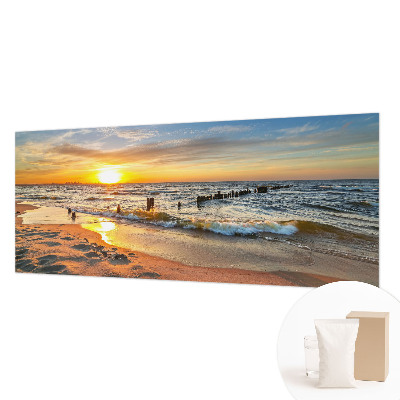 Fototapeta za zid sa motivom zalaska sunca na plaži