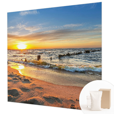 Fototapeta za zid sa motivom zalaska sunca na plaži