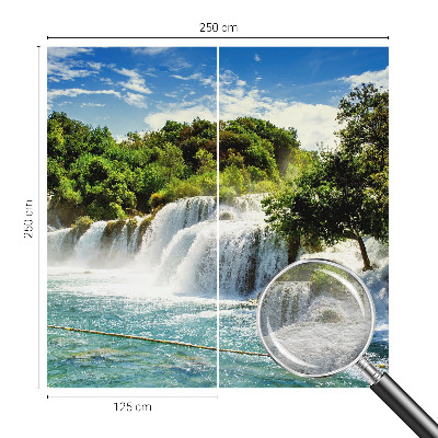 Foto tapeta za dnevni boravak Zapanjujući vodopad