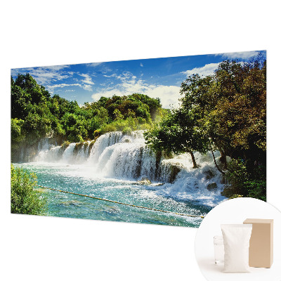 Foto tapeta za dnevni boravak Zapanjujući vodopad
