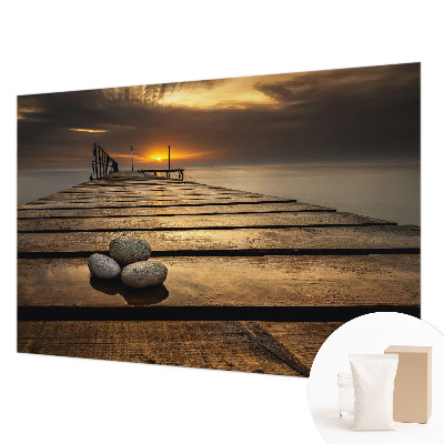 Fototapeta za spavaću sobu sa motivom zalaska sunca