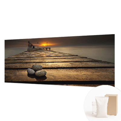 Fototapeta za spavaću sobu sa motivom zalaska sunca
