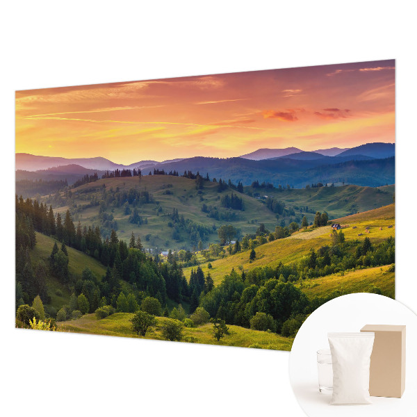 Vlies fototapeta za dječju sobu s motivom planinskog krajolika