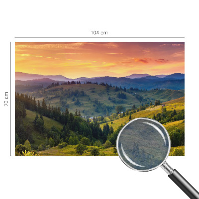Vlies fototapeta za dječju sobu s motivom planinskog krajolika