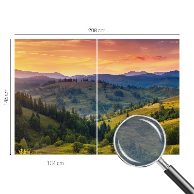 Vlies fototapeta za dječju sobu s motivom planinskog krajolika