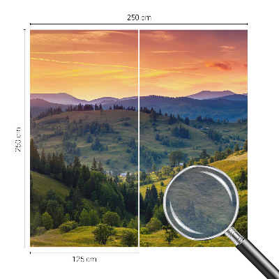 Vlies fototapeta za dječju sobu s motivom planinskog krajolika