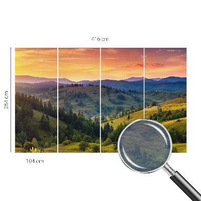 Vlies fototapeta za dječju sobu s motivom planinskog krajolika