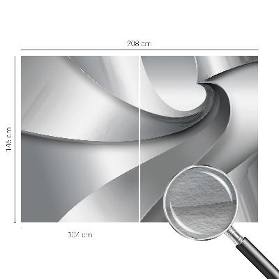Zidna dekoracija fototapeta s motivom geometrijskih spirala