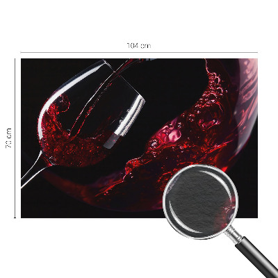 Zidna fototapeta od flisa s motivom crnog vina