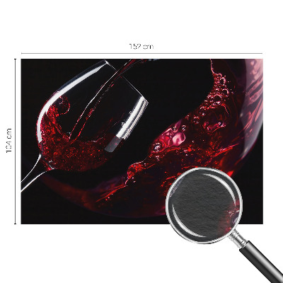 Zidna fototapeta od flisa s motivom crnog vina