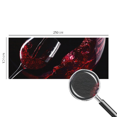 Zidna fototapeta od flisa s motivom crnog vina