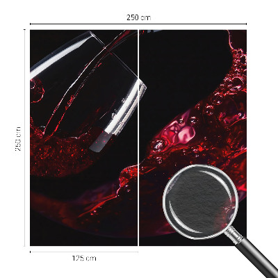 Zidna fototapeta od flisa s motivom crnog vina
