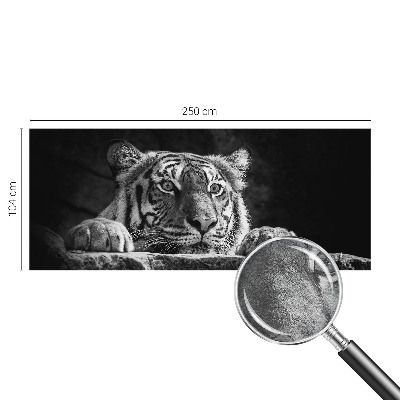 Flis fototapeta s uzorkom grabežljivog izgleda