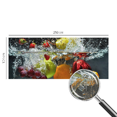 Zidna dekoracija fototapeta Voće u vodi