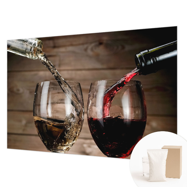 Fototapeta s tiskom s motivom čaša vina