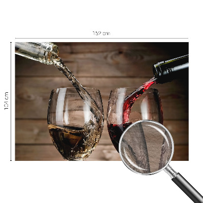 Fototapeta s tiskom s motivom čaša vina