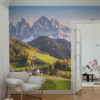 Foto tapeta za zid s prikazom planinskog krajolika