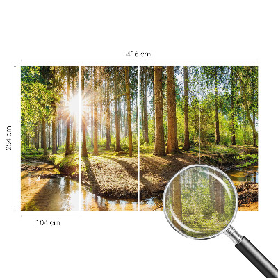 Foto tapeta po mjeri s motivom šumske idile