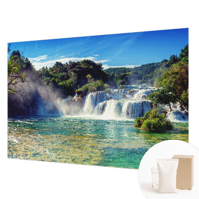 Fototapeta za spavaću sobu Vodopadni krajolik