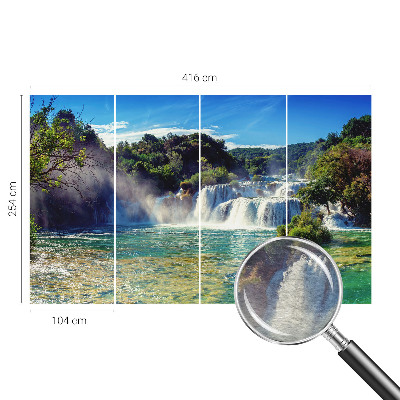 Fototapeta za spavaću sobu Vodopadni krajolik