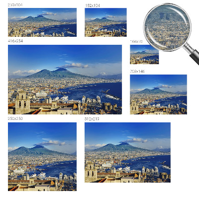 Zidna dekoracija fototapeta s panoramom uz more