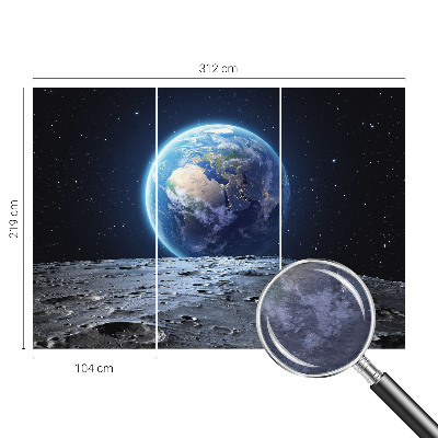 Zidna fototapeta od flisa s uzorkom kozmičke panorame