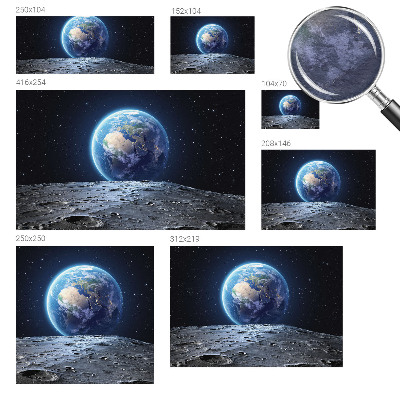 Zidna fototapeta od flisa s uzorkom kozmičke panorame