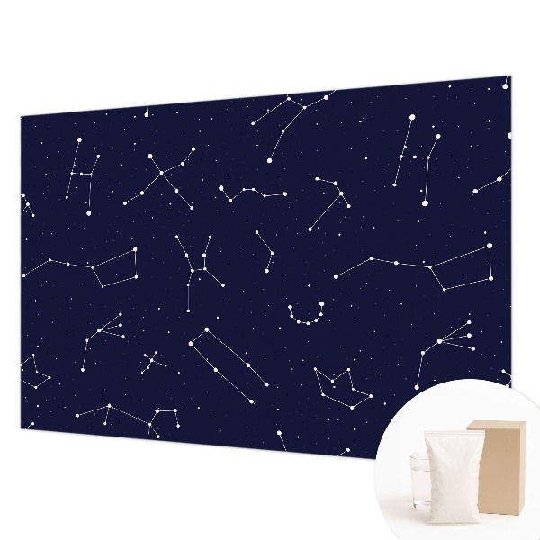 Zidna fototapeta od flisa s motivom noćnog neba s astro detaljima
