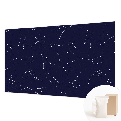 Zidna fototapeta od flisa s motivom noćnog neba s astro detaljima