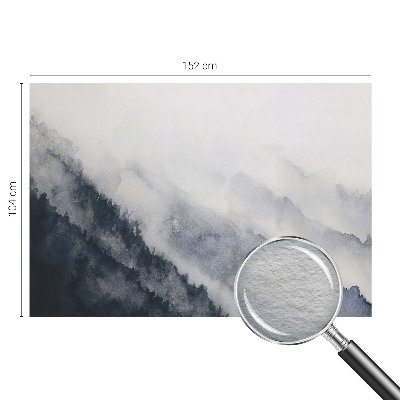 Fototapeta za spavaću sobu s motivom planinske magle